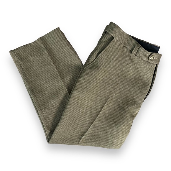 Brown Plaid Vintage 80s Trousers Pants - Picture 4 of 9